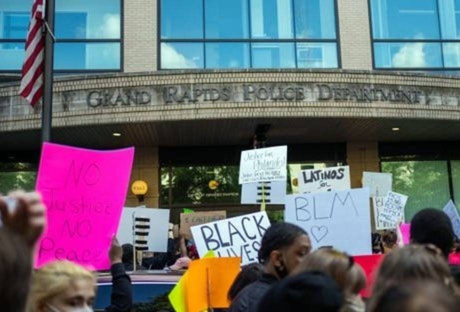 Black Lives Matter protest in Grand Rapids